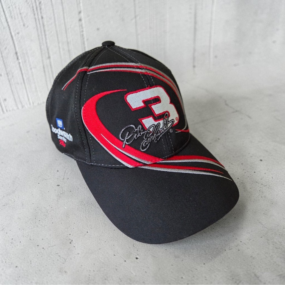 Vtg Chase Authentics Dale Earnhardt Sr #3 The Intimidator GM Flames Strapback